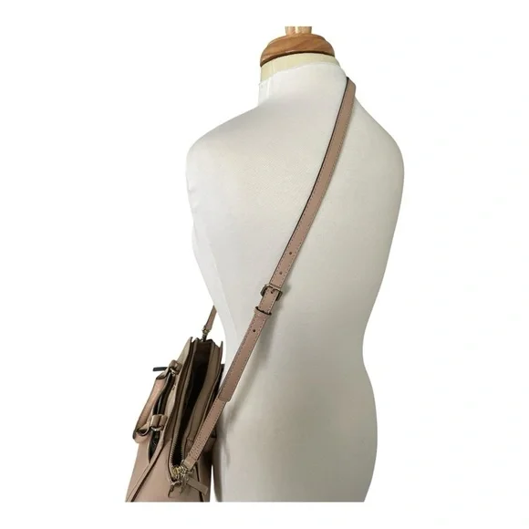 Kate Spade Mini Bernadine Hadley Satchel Tan Leather Handbag w/Crossbody Strap - Picture 10 of 10